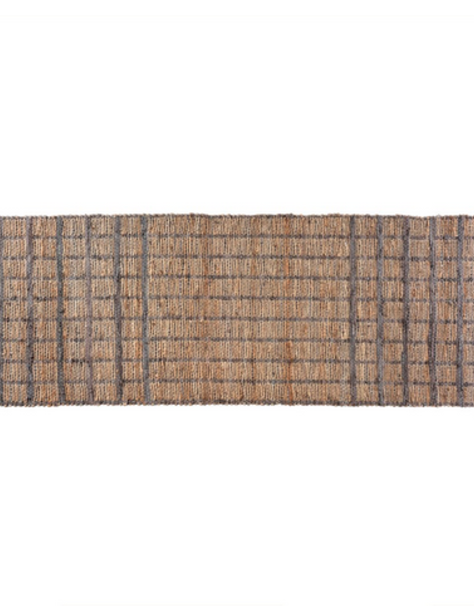 Haze Trestle Leather/Jute Runner Rug L8' W2.5'