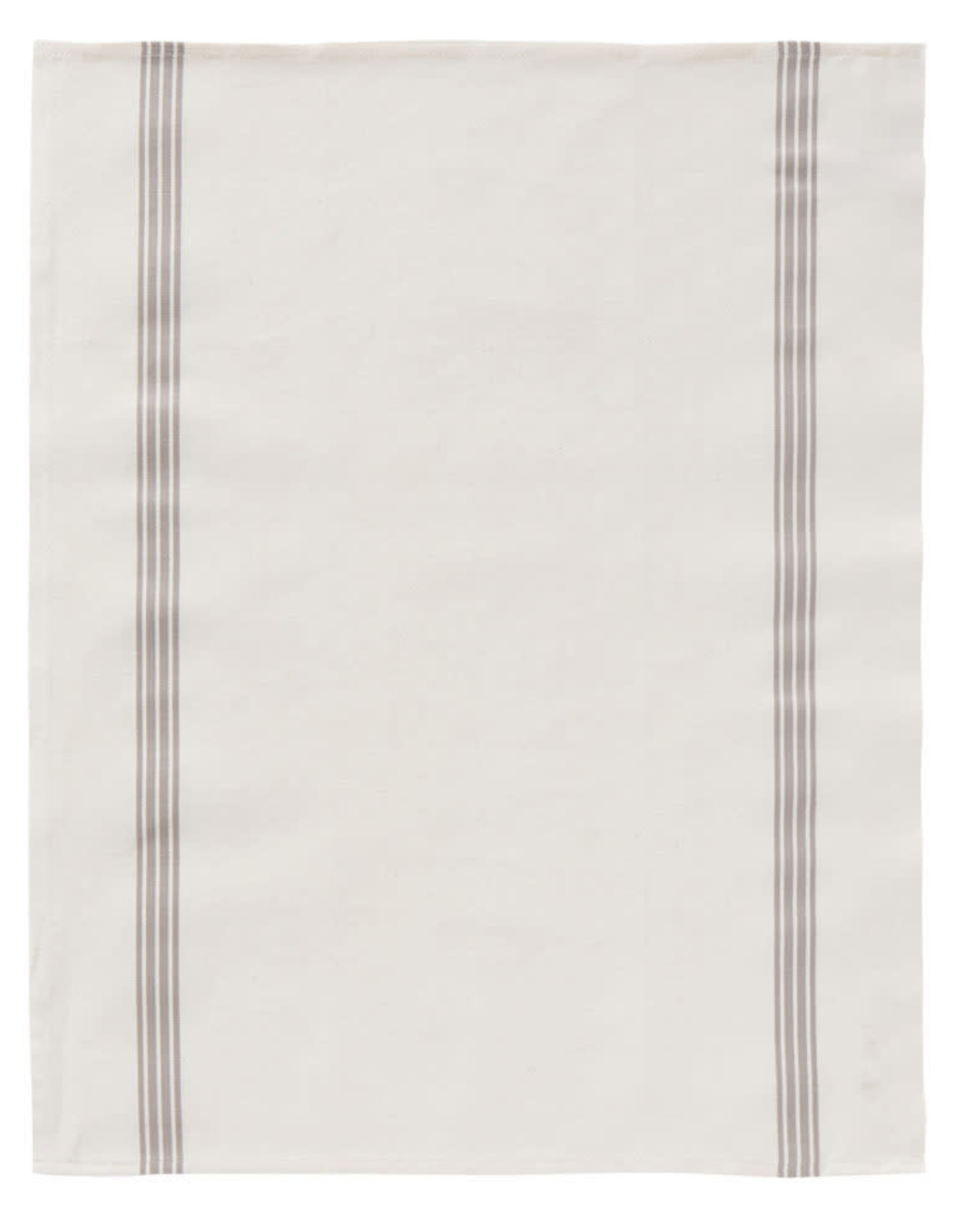 Piano Linen Teatowel with Taupe Stripe