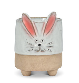 Large Bunny with Ears Planter H5.5”