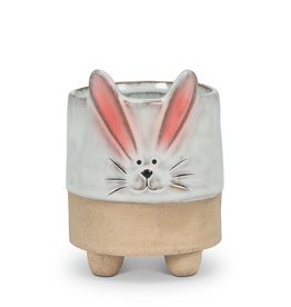 Small Bunny with Ears Planter H4”