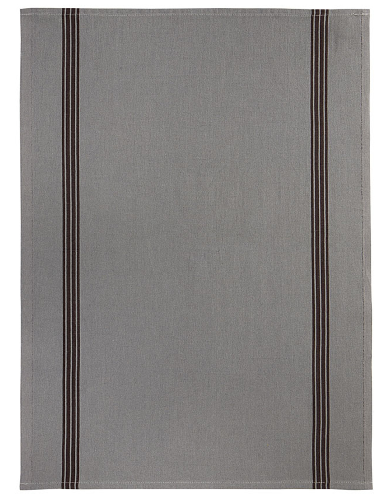 Piano Grey Linen Teatowel with Dark Stripe