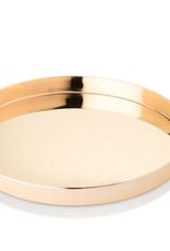 Gold Serving Tray D12.5"