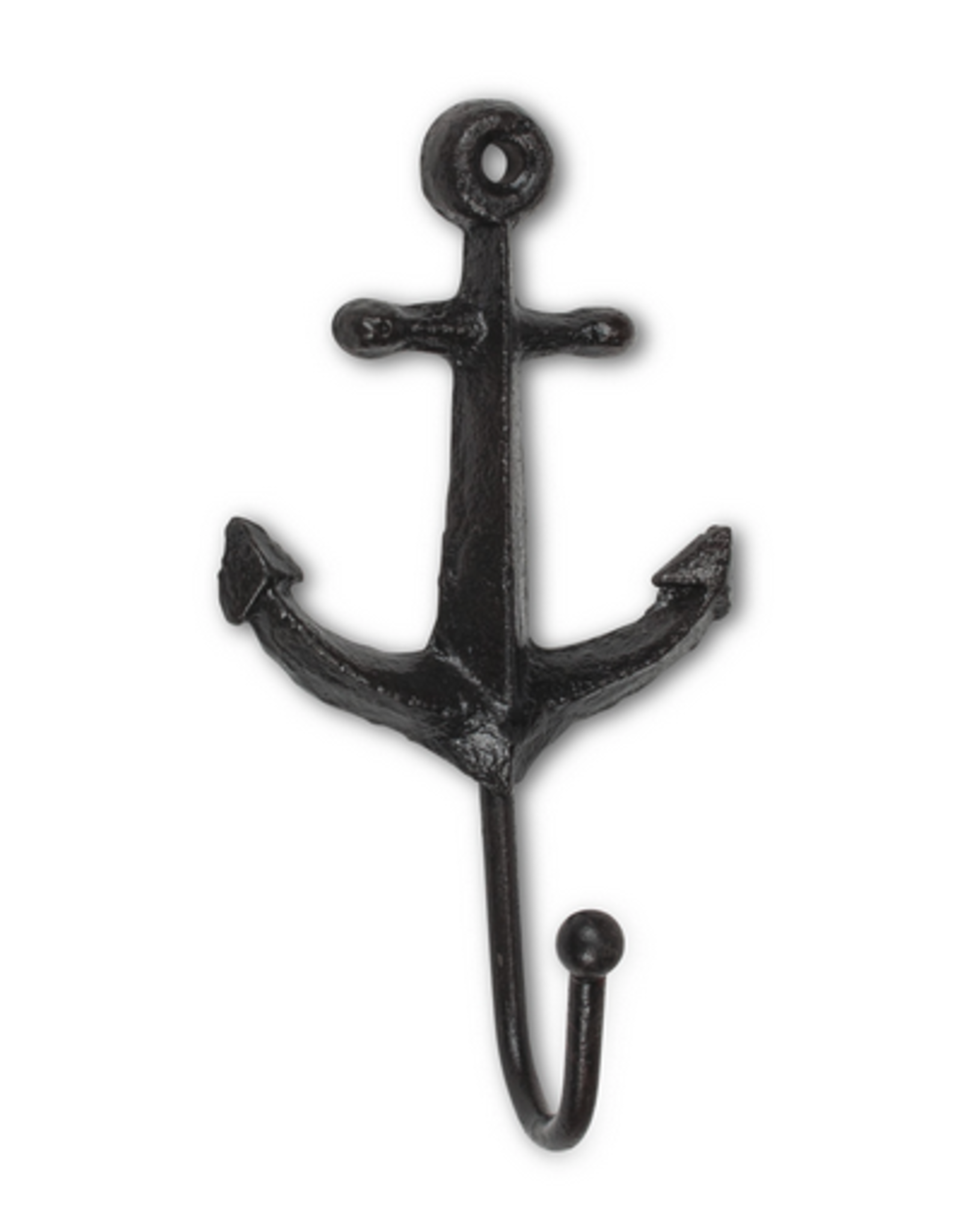 Black Simple Anchor Hook H5"