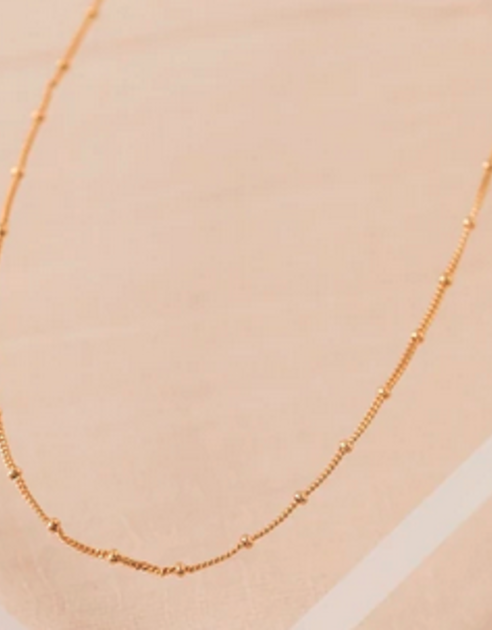 Gold Filled Satellite  Chain Necklace