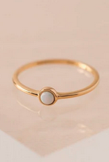 Demi Fine Opal Ring Size 6 - Gold