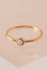 Demi Fine Opal Ring Size 8 - Gold