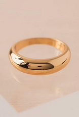Demi Fine Dome Ring Size 6 - Gold