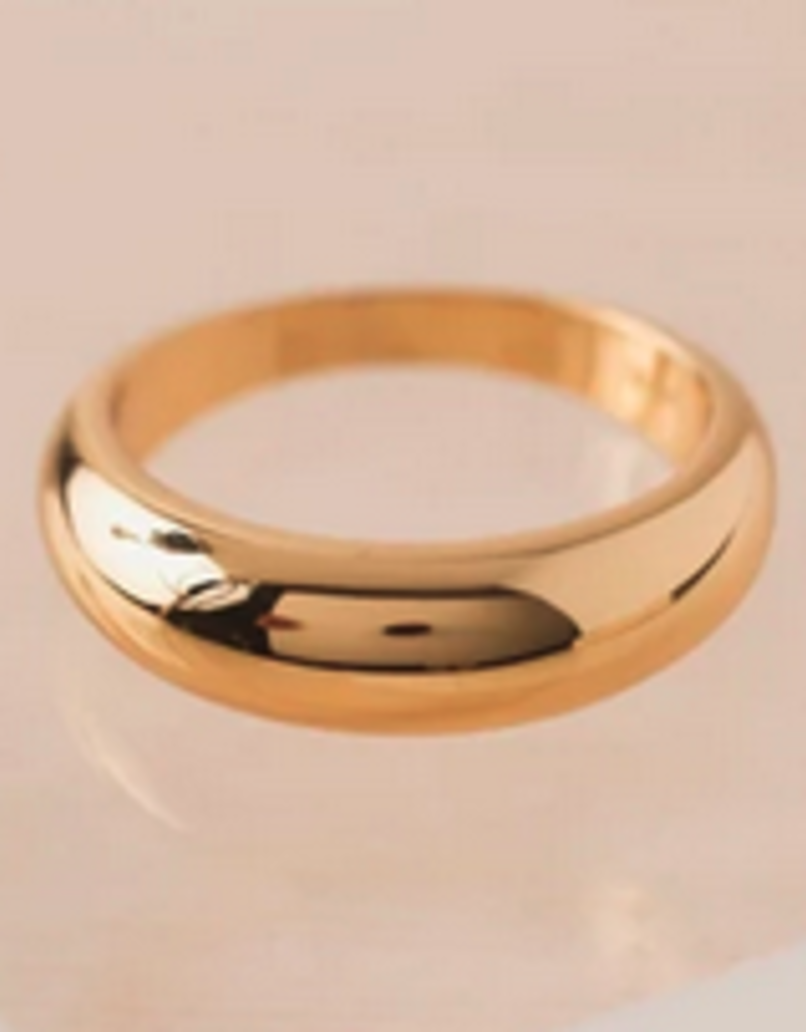 Demi Fine Dome Ring Size 8 - Gold