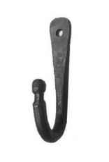 Black Hand Forged Strong Hook H5"