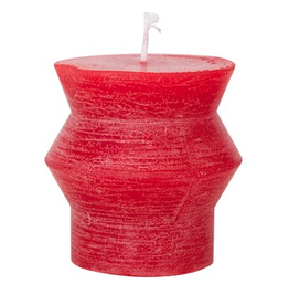 Small Red Totem Candle H3"