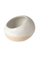 White Fattoria Salt Cellar D5.5" H3.75"