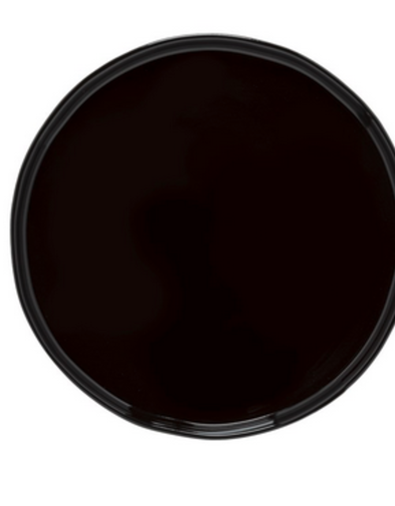 Black Lagoa Eco Gres Dinner Plate D10.7" H1"