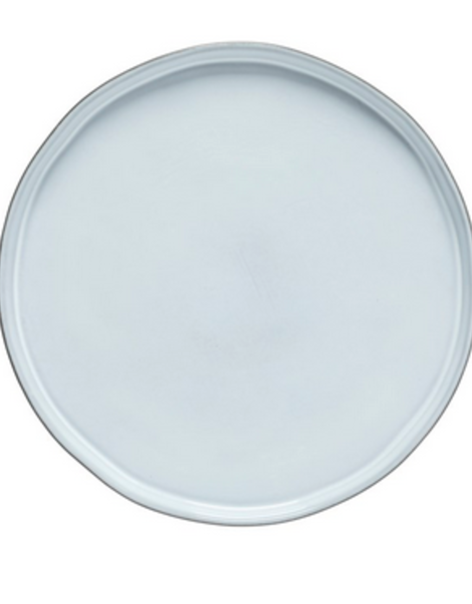 White Lagoa Eco Gres Dinner Plate D10.7" H1"