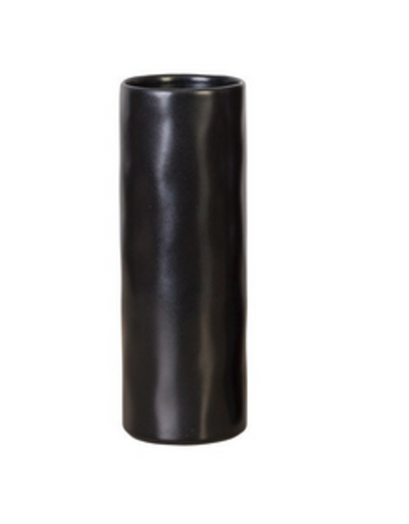 Small Black Le Jardin Cylinder Vase H10"