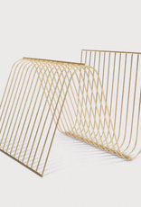 Gold Metal Sensual Magazine Holder H12" Reg $99  Now $40