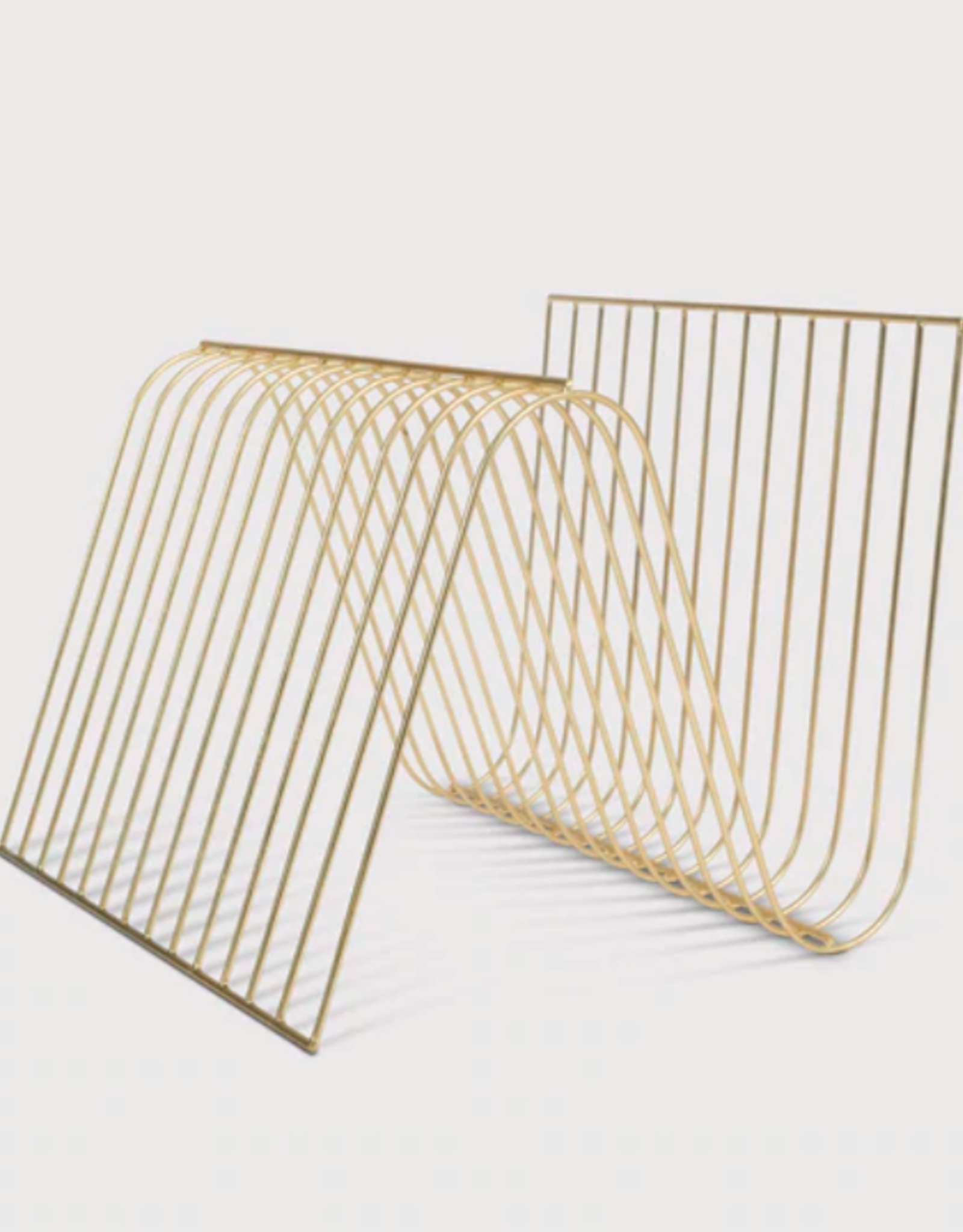 Gold Metal Sensual Magazine Holder H12" Reg $99  Now $40