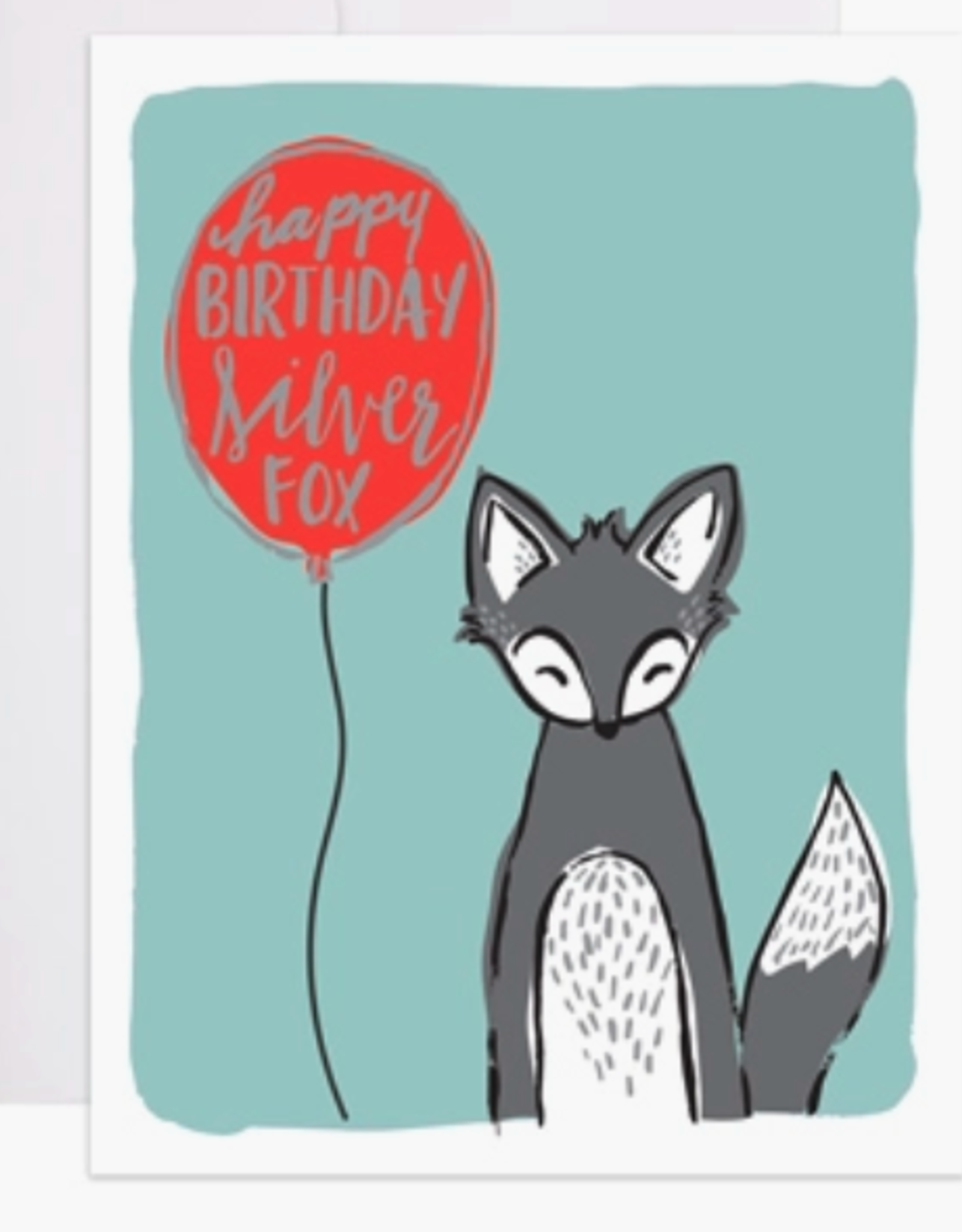 Happy Birthday Silver Fox Card
