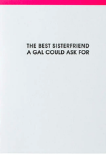 Best Sisterfriend Card