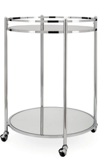 Manhattan 2 Tier Bar Cart D22.5" H29.5" Reg $450  Now $225