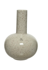 Sand Earthenware Vase H10"