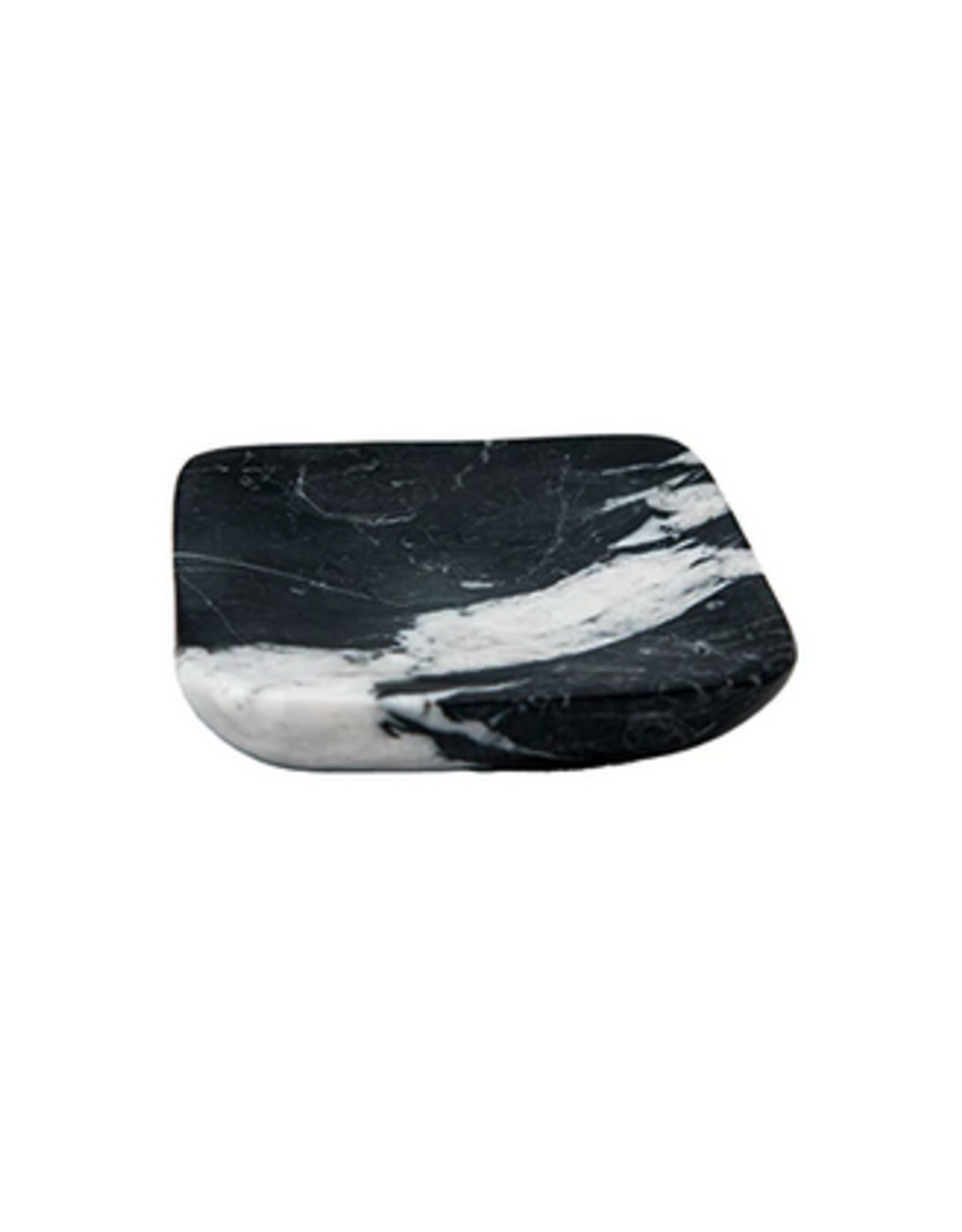 Square Black Marble Soap Dish L3.5"