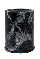 Black Marble Tumbler D3" H4"