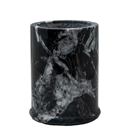 Black Marble Tumbler D3" H4"