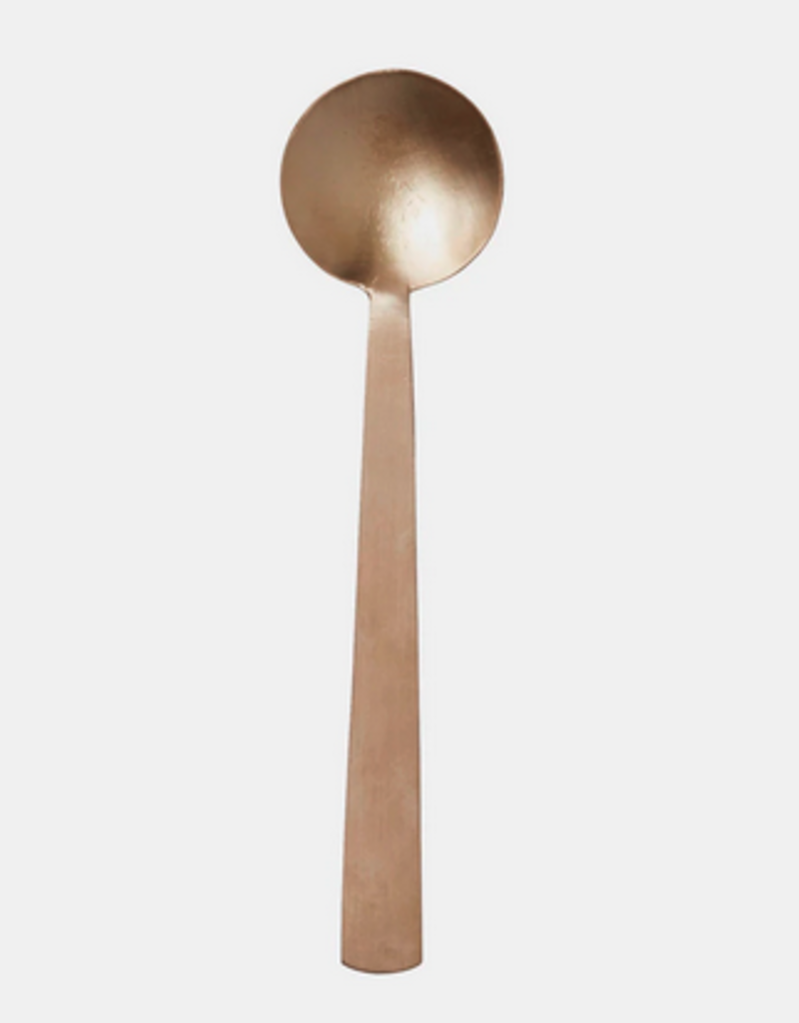 Small Brass Flat Spoon L7"