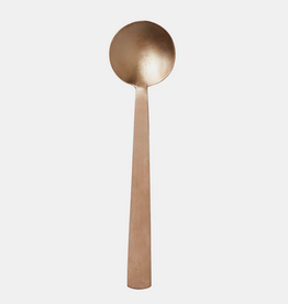 Small Brass Flat Spoon L7"