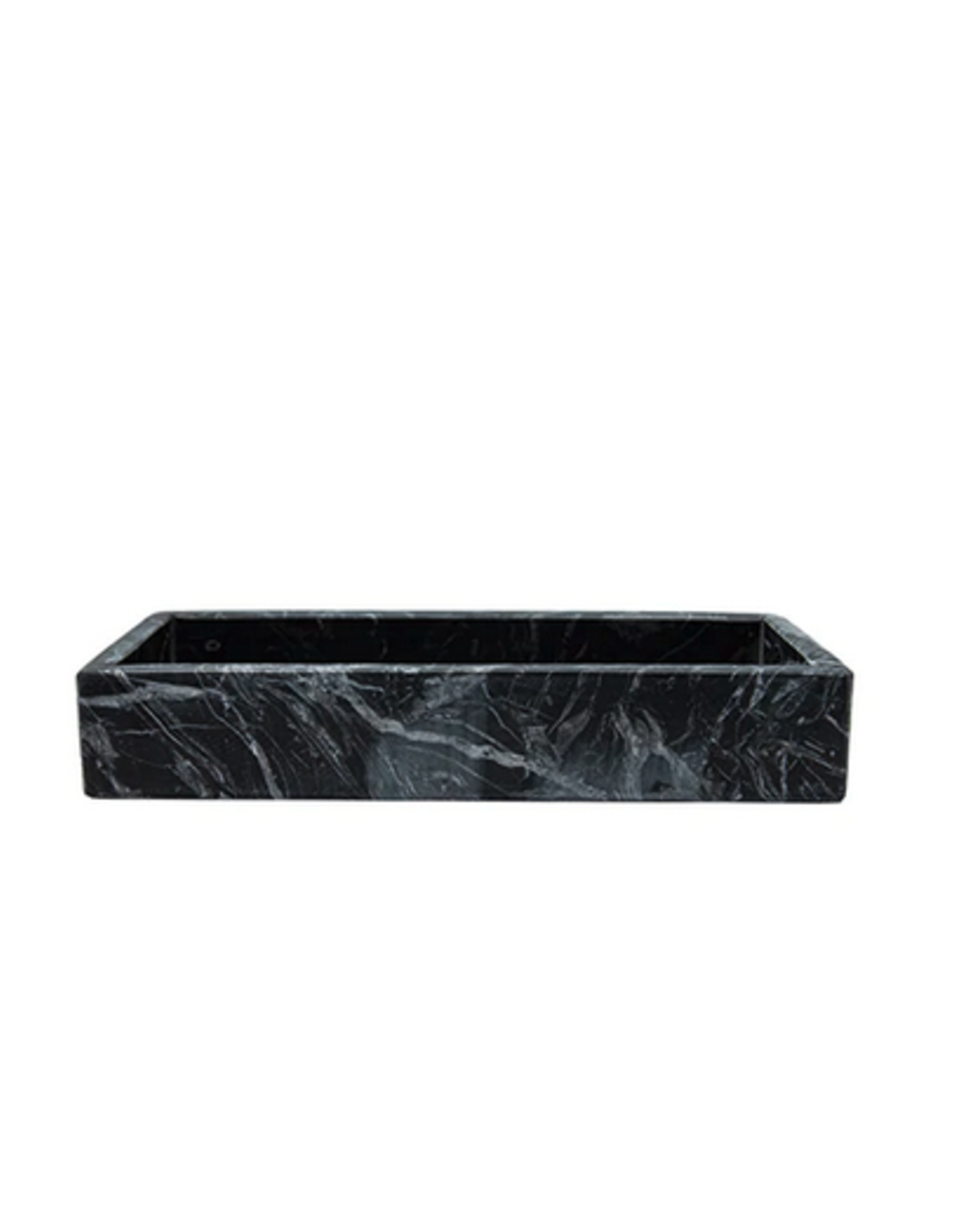 M/L Black Marble Tray L9.5" W5.5"