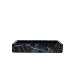 M/L Black Marble Tray L9.5" W5.5"