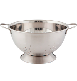 Large Silver Colander D8.5" H5"