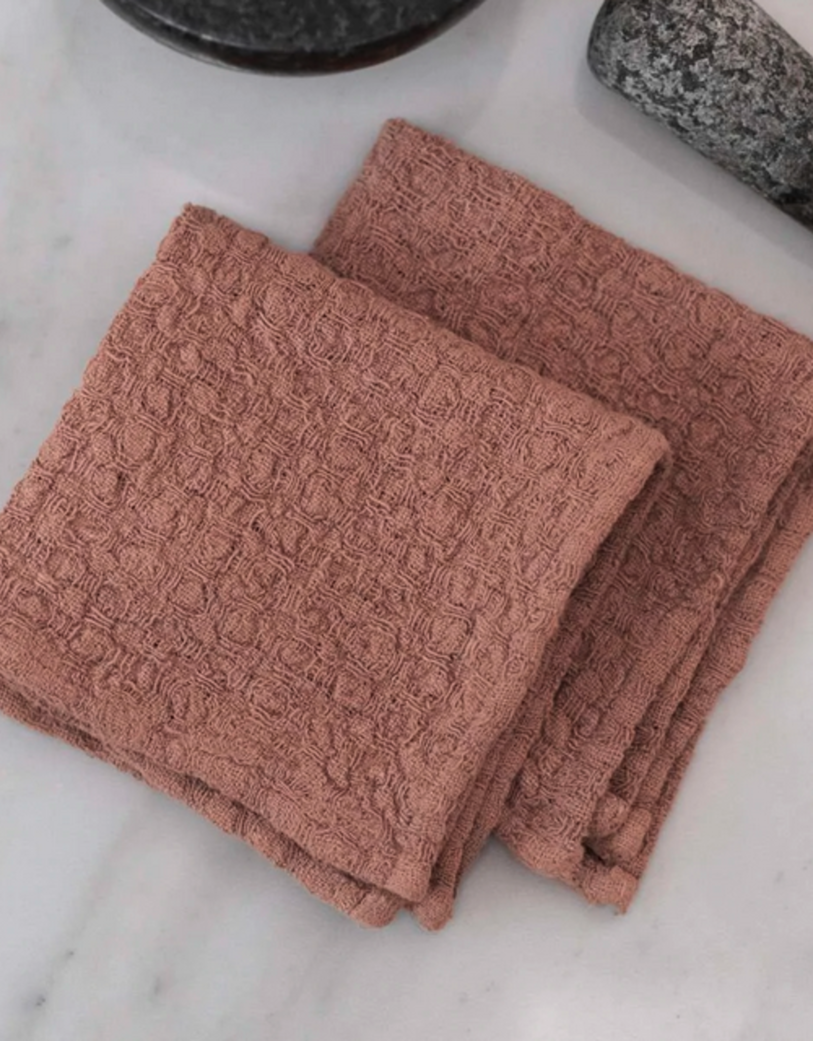 Cafe Creme Linen Dishcloths L10"- Set of 2