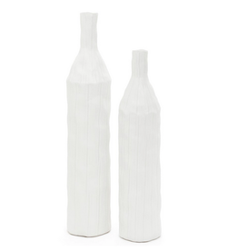 XTall White Longina Vase H23"