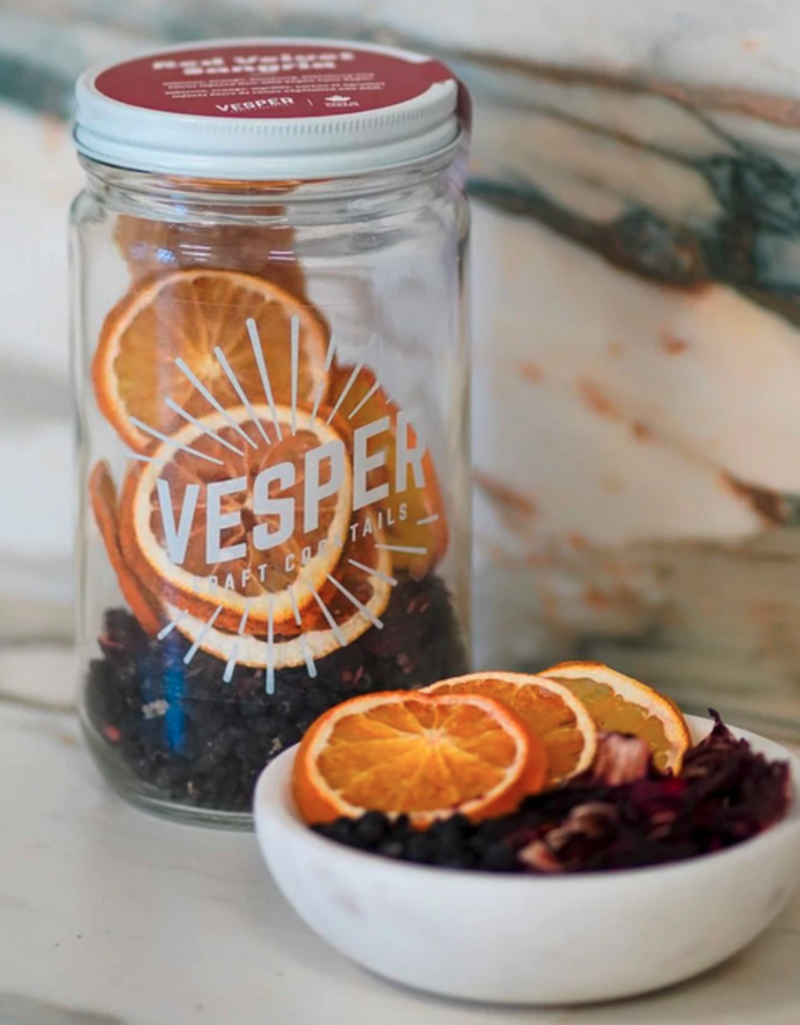 Red Velvet Sangria Infusion Jar