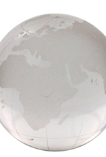 Medium Clear Etched Glass Globe D2"