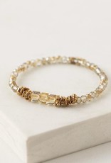 Marilla Stretch Bracelet- Champagne