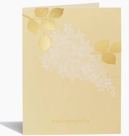 With Sympathy Lilac Card