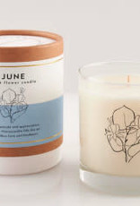 June Flower Soy Candle in Glass 8oz/50 hours