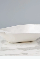 Small Mod White Dough Bowl L18" W10"