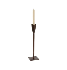 XSmall Leather El Grande Candlestick H15.25" Reg $33 Now $16.50