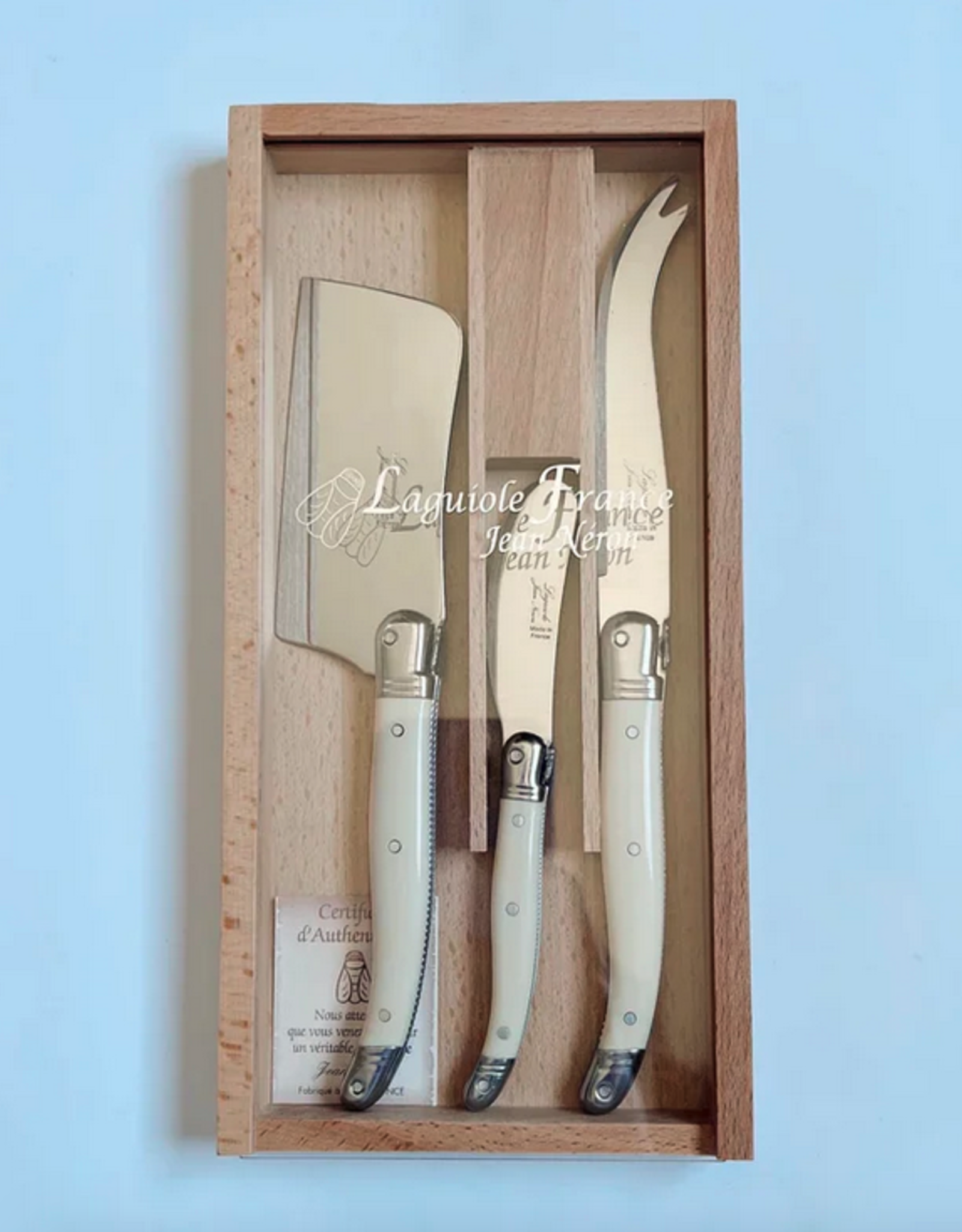 Laguiole Ivory Cheese Utensils Set of 3