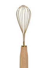 Stainless Steel Standing Whisk with Gold Electroplating