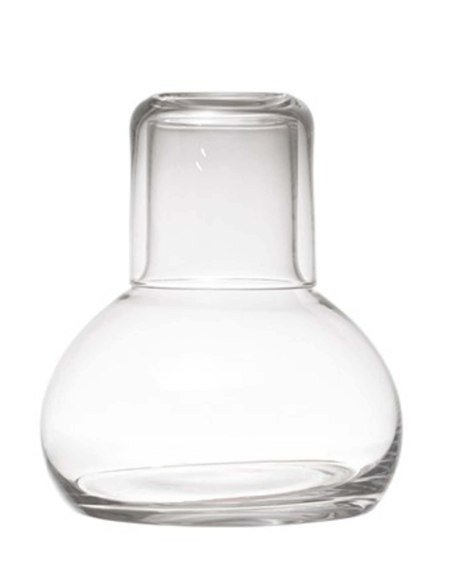 Glass Carafe with Lid H6.25"