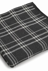 Charcoal Thomas Plaid Cotton Throw 50" x 60"