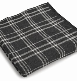 Charcoal Thomas Plaid Cotton Throw 50" x 60"