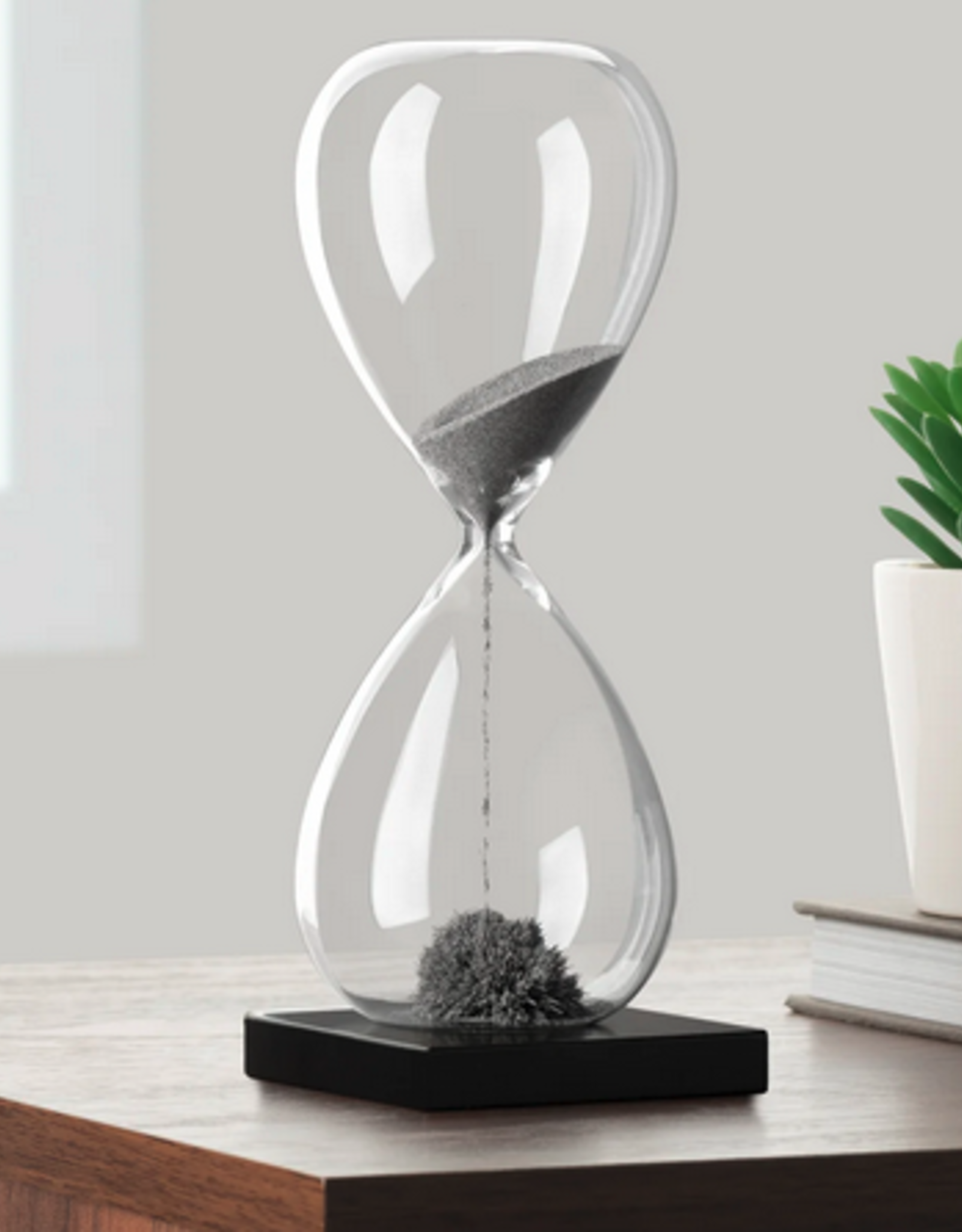 60 Second Magnetic Sand Hourglass H8"