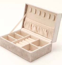 6" Bijoux Jewelry Box - Creme