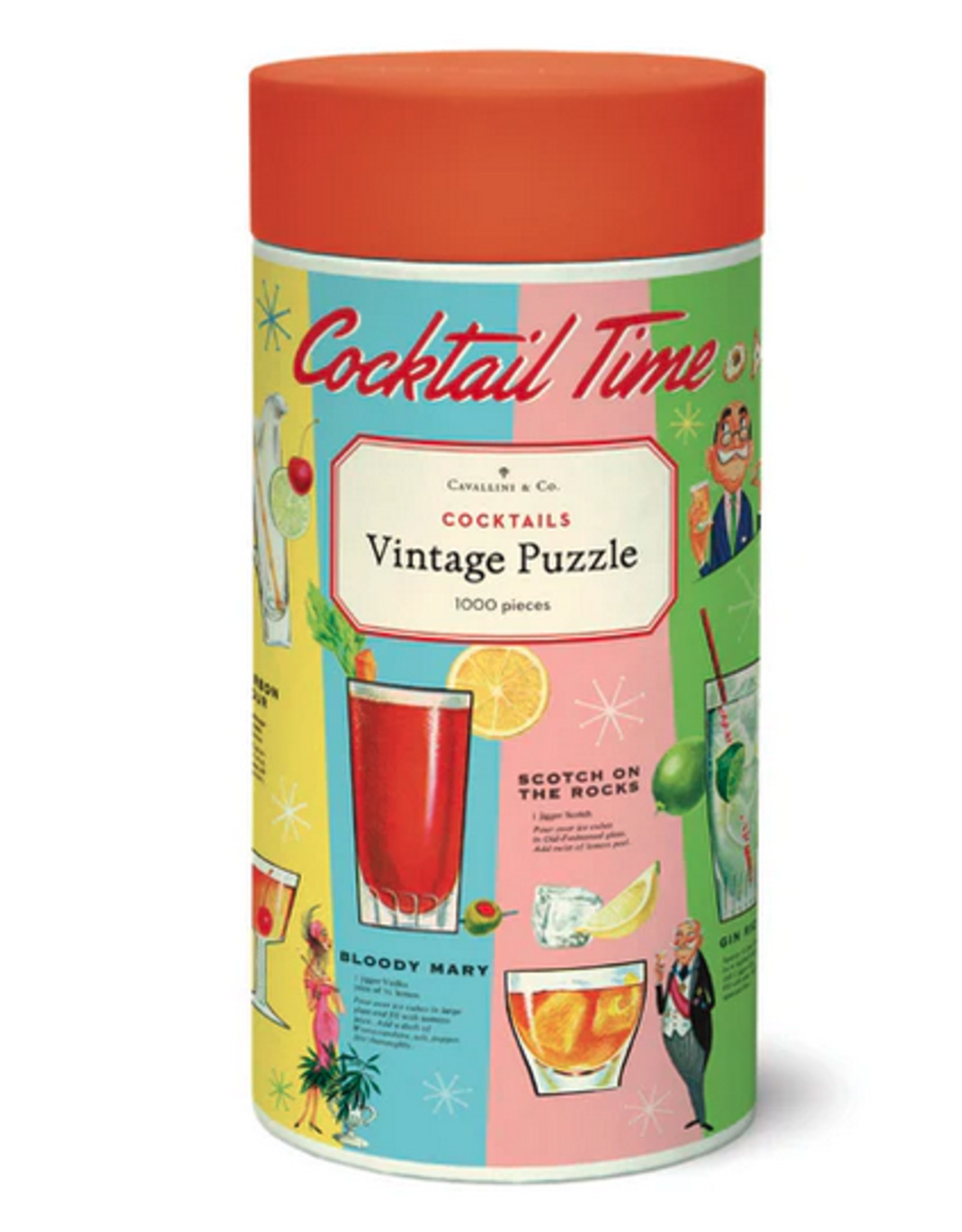 Cocktails Vintage Puzzle - 1000 Piece