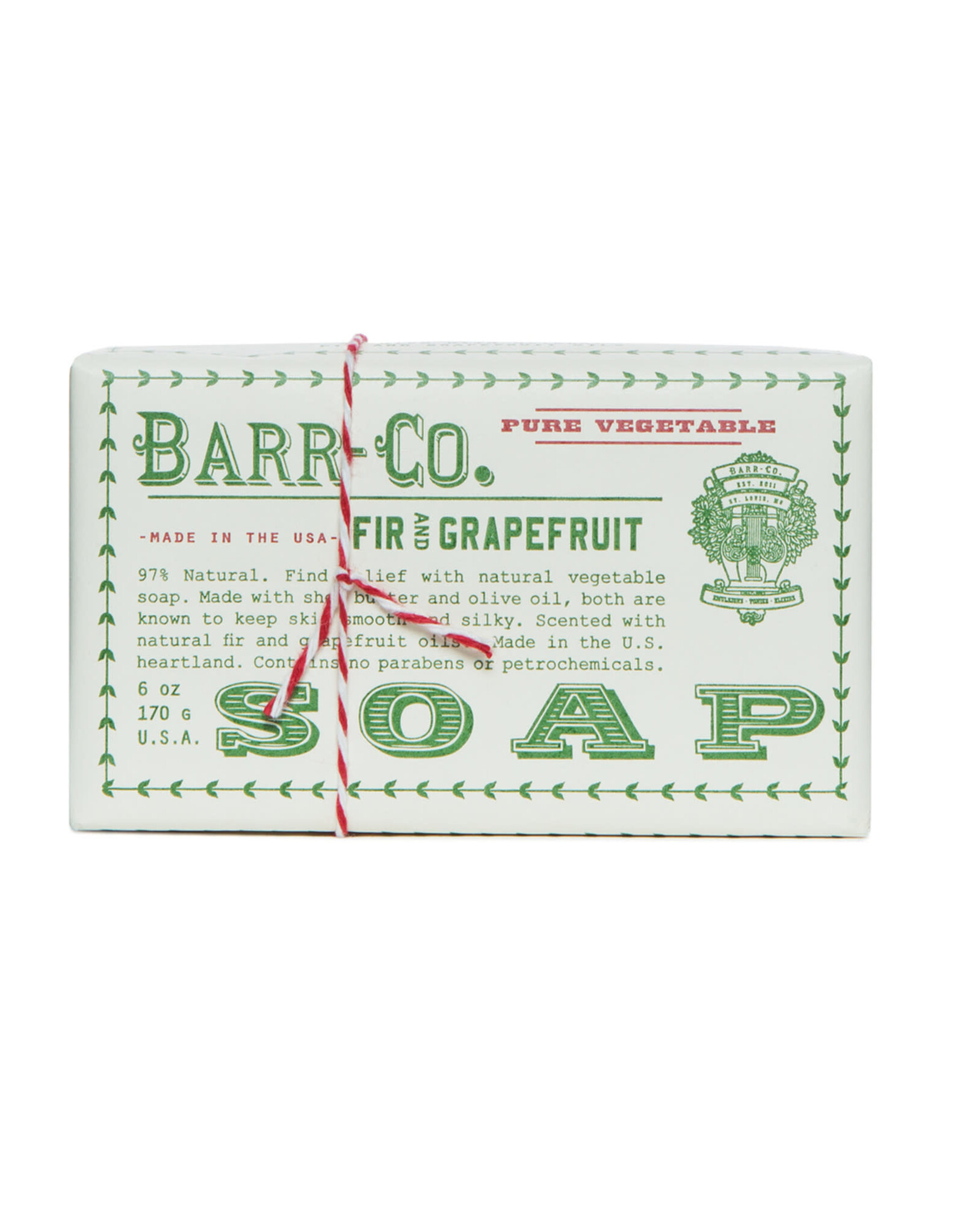 Barr Co Fir & Grapefruit Bar Soap 6oz